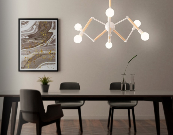 Открыть Люстра на штанге Ambrella Light TR TR80485 Фото Люстра на штанге Ambrella Light TR TR80485