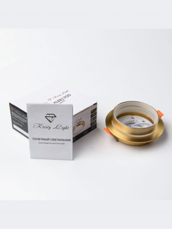 Фото Светильник потолочный встраиваемый Kristy Light KL8817GD GX53 влагозащитный