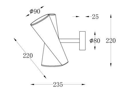 Фото Бра Maytoni Giro MOD095WL-02BS