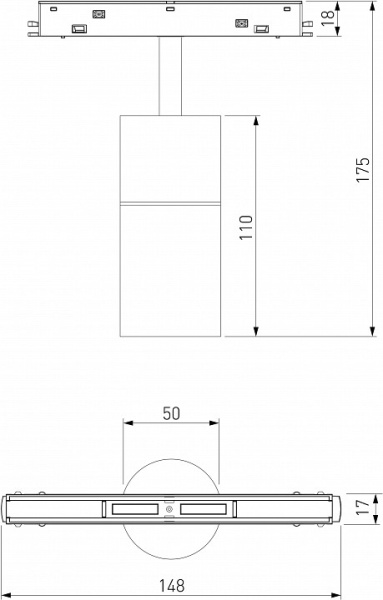 Фото Светильник на штанге Elektrostandard Slim Magnetic a063537