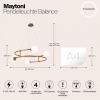 Фото Подвесная люстра Maytoni Balance MOD317PL-04G