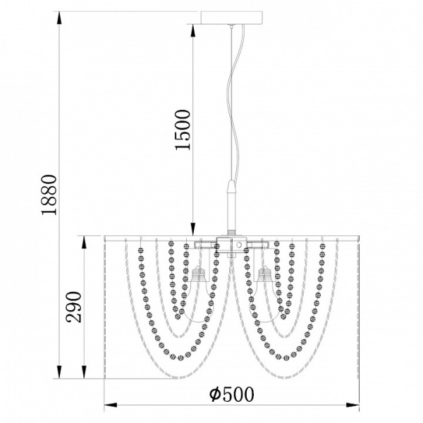 Фото Подвесная люстра Escada Lodore 10173/3S