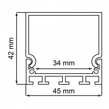 Открыть Короб накладной Feron CAB268 48149 Фото Короб накладной Feron CAB268 48149