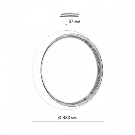 Фото Накладной светильник Sonex Tofiq White 7650/EL