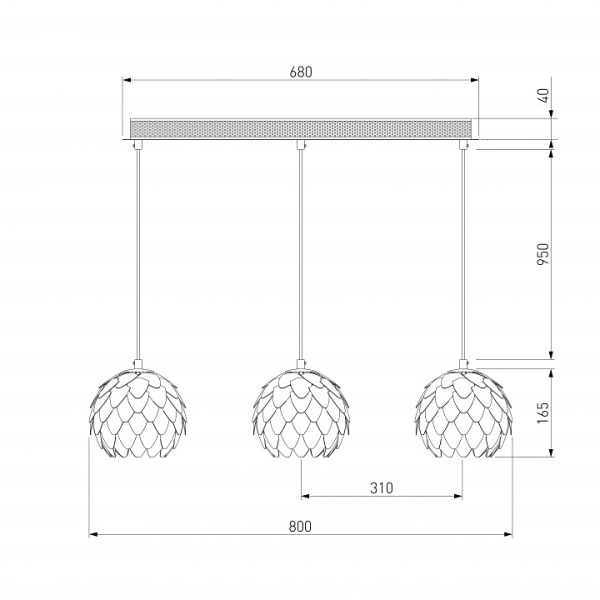 Открыть Подвесной светильник Bogate's Cedro 304/3 Фото Подвесной светильник Bogate's Cedro 304/3