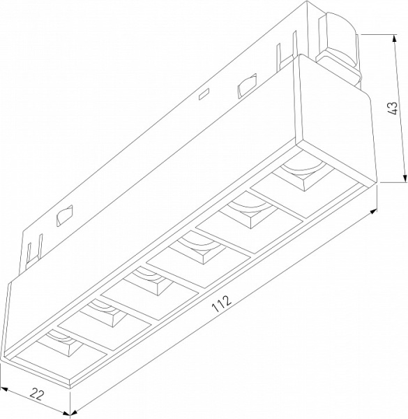 Фото Встраиваемый светильник Elektrostandard Slim Magnetic a064528