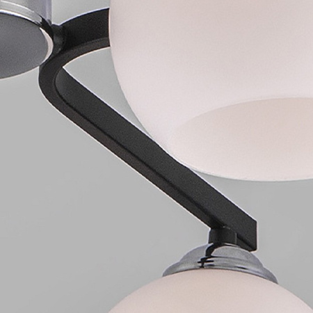 Фото Люстра на штанге Eurosvet Blasco 30145/6 хром/венге