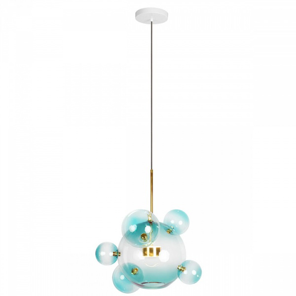 Открыть Подвесной светильник Loft it Bolle 2027-P6 Blue Фото Подвесной светильник Loft it Bolle 2027-P6 Blue