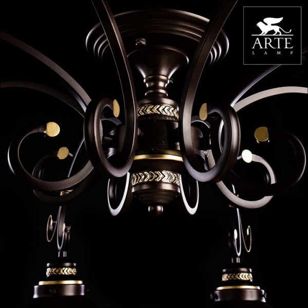 Открыть Потолочная люстра Arte Lamp Grazioso A4577PL-8CK Фото Потолочная люстра Arte Lamp Grazioso A4577PL-8CK