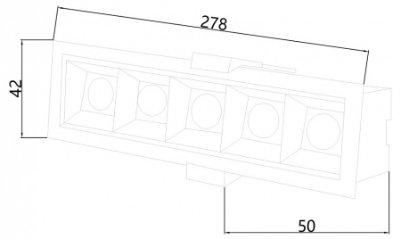 Фото Встраиваемый светильник Favourite Roshni 3083-5C