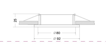 Фото Встраиваемый светильник Maytoni Atom DL023-2-01B