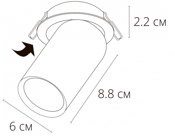 Открыть Встраиваемый светильник Arte Lamp Situla A3731PL-1BK Фото Встраиваемый светильник Arte Lamp Situla A3731PL-1BK