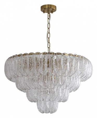 Открыть Подвесная люстра Indigo Dalia 12034/15P Brass Фото Подвесная люстра Indigo Dalia 12034/15P Brass