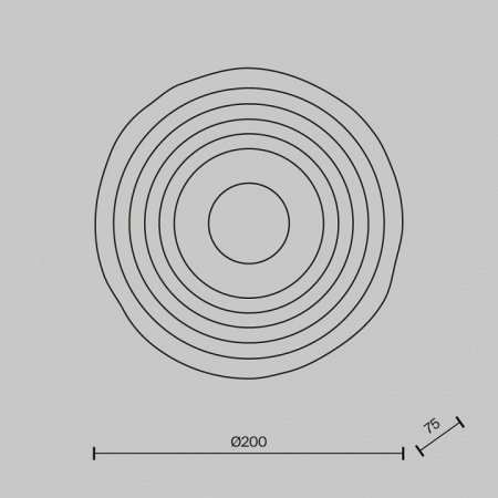 Фото Накладной светильник Maytoni Sparkle MOD343WL-L5BS3K