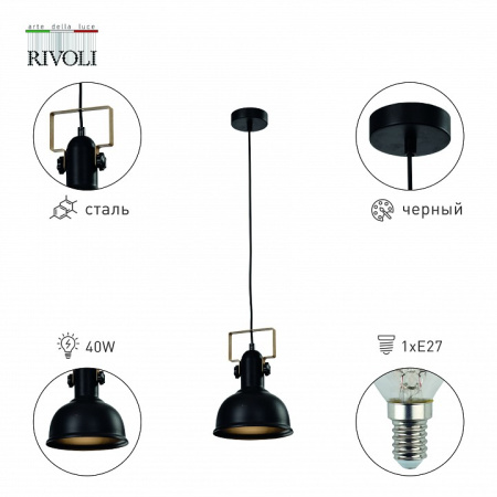 Фото Подвесной светильник Rivoli Nathalie Б0050323
