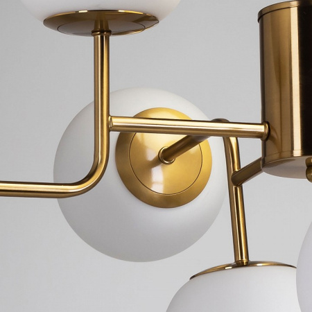 Фото Люстра на штанге DeMarkt Каспер 4 707011808