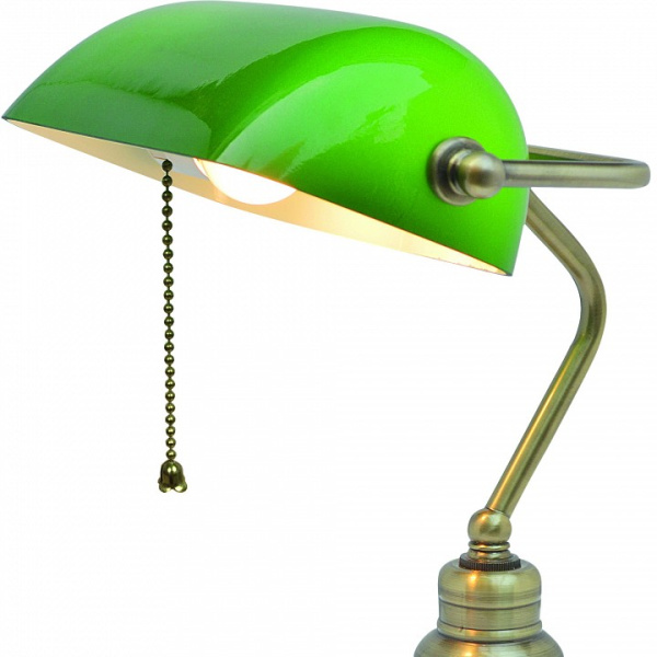 Фото Настольная лампа офисная Arte Lamp Banker A2492LT-1AB