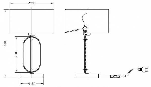 Фото Настольная лампа декоративная Maytoni Marmo MOD099TL-01G