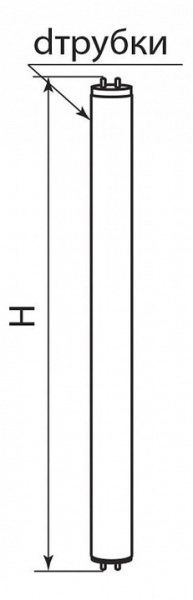 Фото Лампа люминесцентная Feron EST14 G5 13Вт 6400K 3048