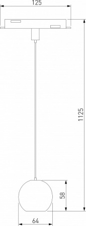 Фото Подвесной светильник Elektrostandard Slim Magnetic a062804