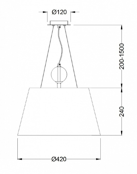 Фото Подвесной светильник Maytoni Bergamo MOD613PL-03BG