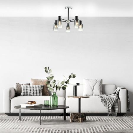 Фото Люстра на штанге Escada Diversity 2120/5P Black