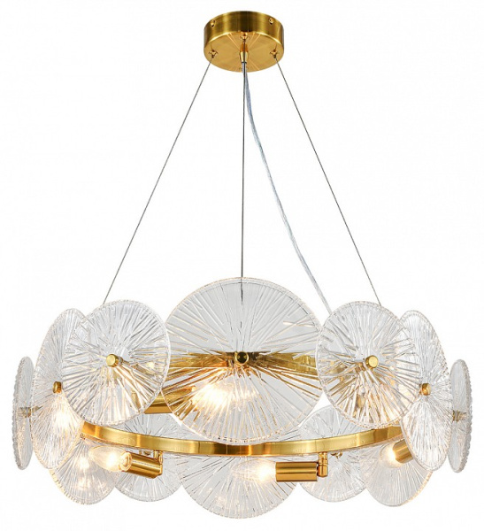 Открыть Подвесной светильник Indigo Miele 12021/6P Brass Фото Подвесной светильник Indigo Miele 12021/6P Brass