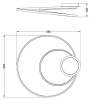 Открыть Накладной светильник Arte Lamp Millo A3893PL-30BK Фото Накладной светильник Arte Lamp Millo A3893PL-30BK