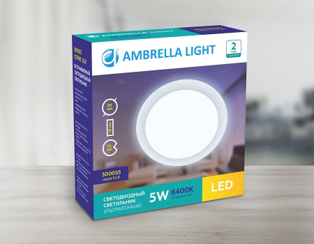Открыть Встраиваемый светильник Ambrella Light DLR 300055 Фото Встраиваемый светильник Ambrella Light DLR 300055