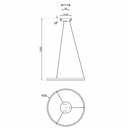 Фото Подвесной светильник Escada Void 10254/1LED White APP
