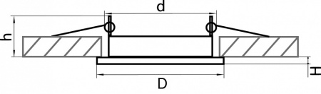 Фото Встраиваемый светильник Lightstar Tensio 212111