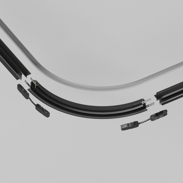 Фото Соединитель радиусный для трека Maytoni Accessories for tracks Exility TRA044-angle.12B
