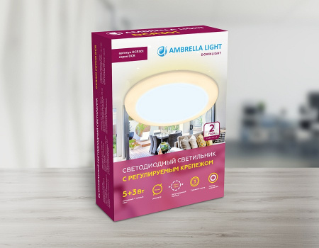 Открыть Встраиваемый светильник Ambrella Light DCR DCR301 Фото Встраиваемый светильник Ambrella Light DCR DCR301