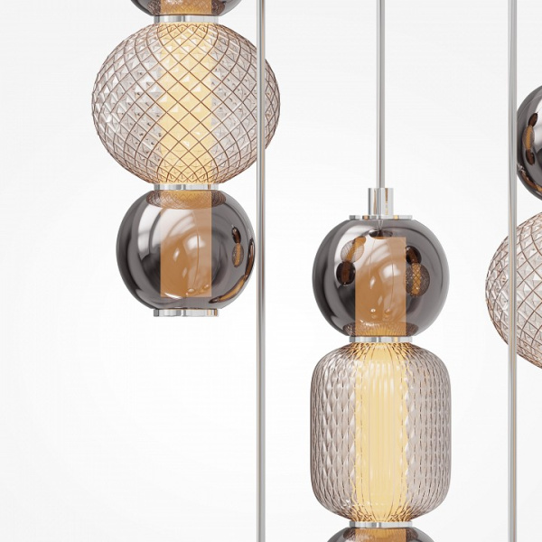 Фото Подвесная люстра Maytoni Drop MOD273PL-L80CH3K