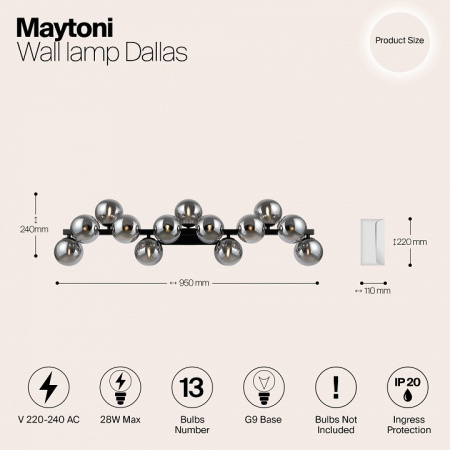 Фото Бра Maytoni Dallas MOD547WL-13B