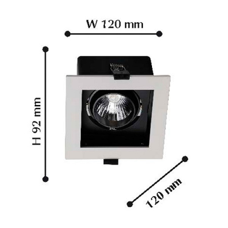 Фото Встраиваемый светильник Favourite Flashled 1988-1C