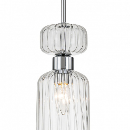 Фото Подвесной светильник Escada Gloss 1141/1S Chrome/Clear