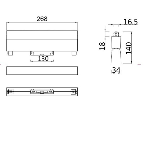 Фото Накладной светильник Maytoni BASIS TR013-2-20W3K-B