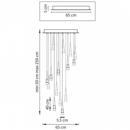 Фото Подвесная люстра Lightstar Cone 757161