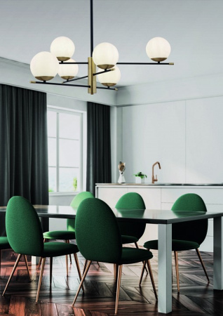 Фото Люстра на штанге Maytoni Nostalgia MOD048PL-06G