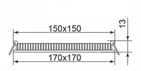 Фото Встраиваемый светильник Feron AL502 28516