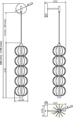 Открыть Бра Maytoni Golden Cage MOD216WL-L10G3K Фото Бра Maytoni Golden Cage MOD216WL-L10G3K