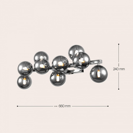 Фото Светильник на штанге Maytoni Dallas MOD547WL-09CH