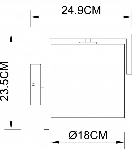 Фото Бра Arte Lamp Aperol A5031AP-1SS