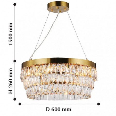 Фото Подвесная люстра Favourite Magnitudo 2206-12P