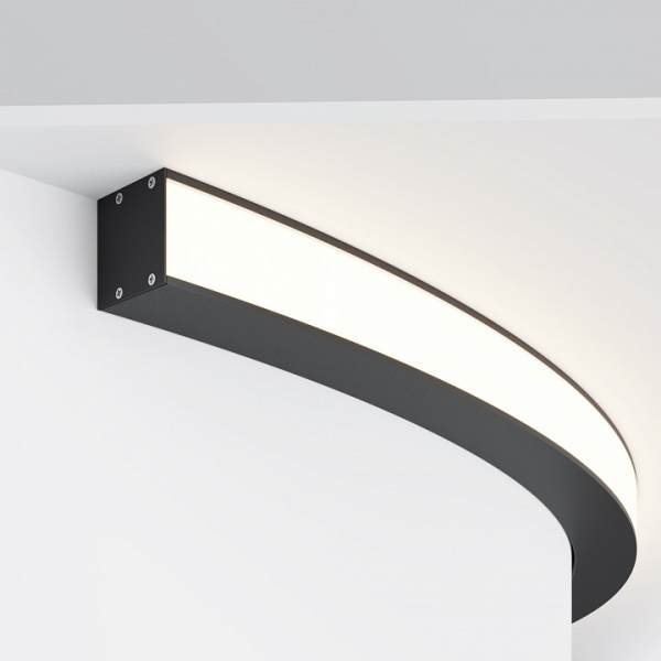 Фото Профиль накладной Maytoni Led strip ALM-3535R-B-EX-90°-1.5M