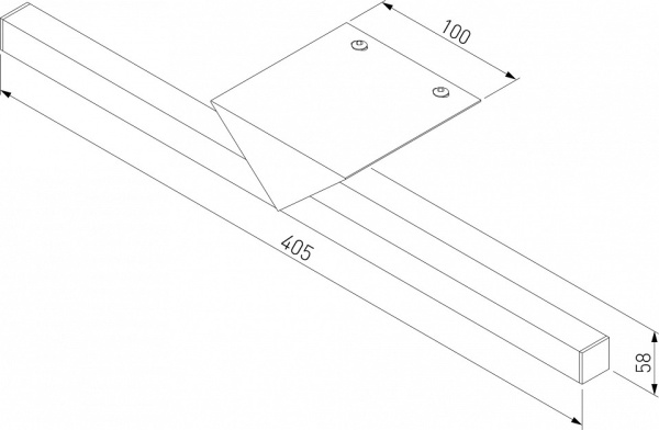 Фото Подсветка для зеркала Elektrostandard Delta a058169