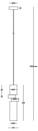 Фото Подвесной светильник Maytoni Palette MOD303PL-01CFL3