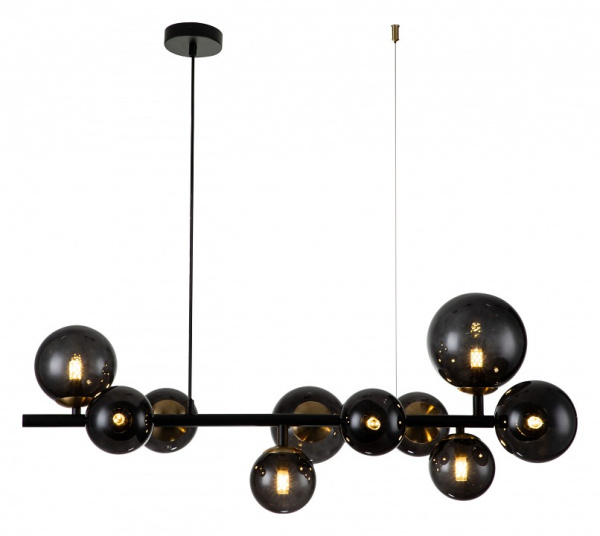 Фото Подвесная люстра Indigo Molecola 11018/10P Black