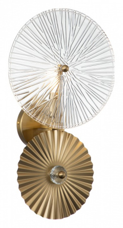Открыть Накладной светильник Indigo Miele 12021/B/1W Brass Фото Накладной светильник Indigo Miele 12021/B/1W Brass